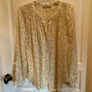 Lovely long sleeve silk blouse from Vince